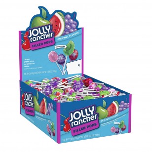 Jolly Rancher Filled Candy Lollipops,15g Assorted Flavors, 100 Count Jolly Rancher Filled Candy Lollipops,15g Assorted Flavors, 100 Count